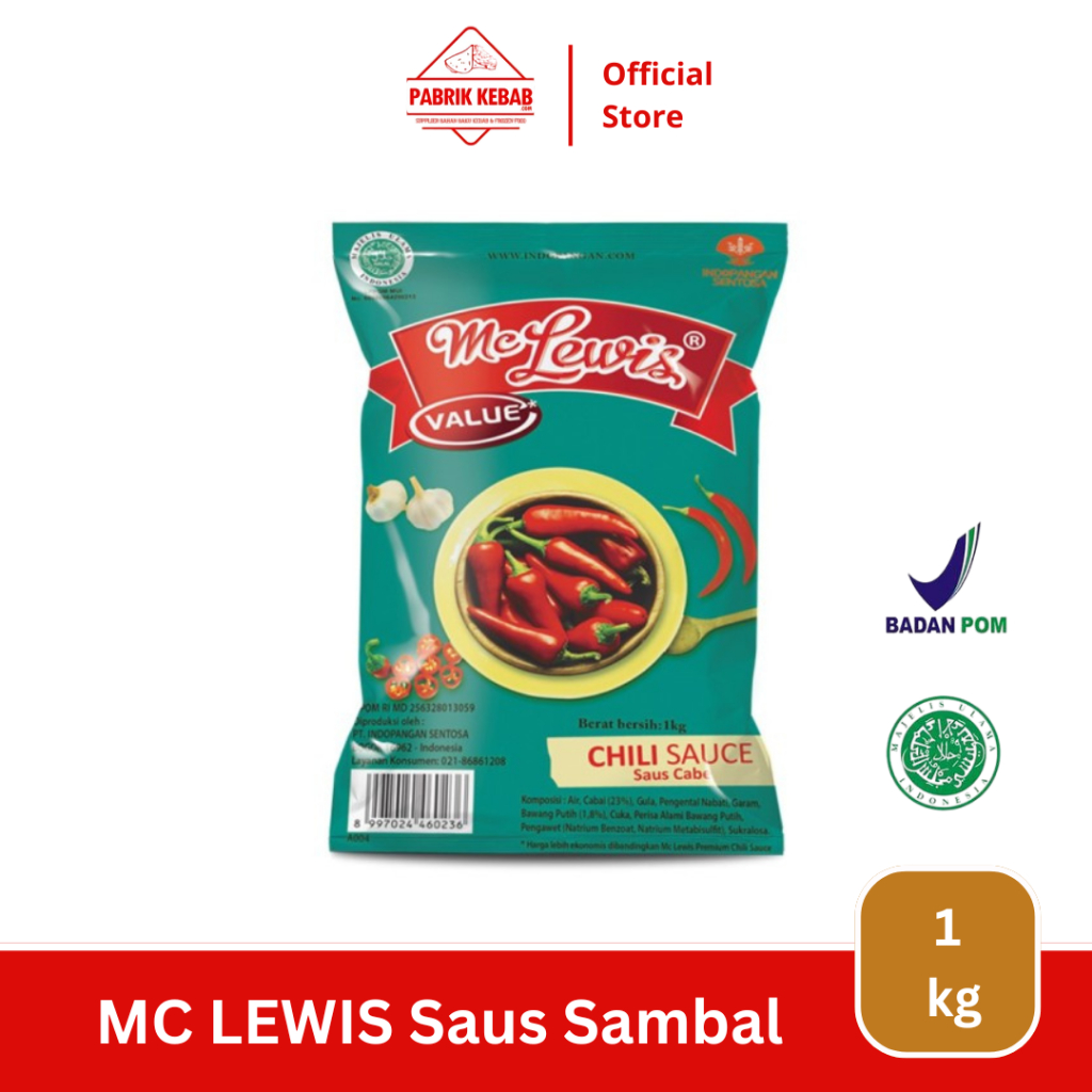 

MCLEWIS Saus Sambal 1 Kg - Chilli Sauce