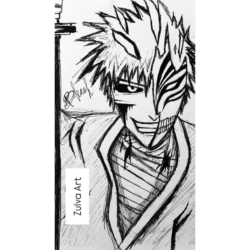 

Gambar Tangan Sketsa Anime Bleach Kartun Jepang