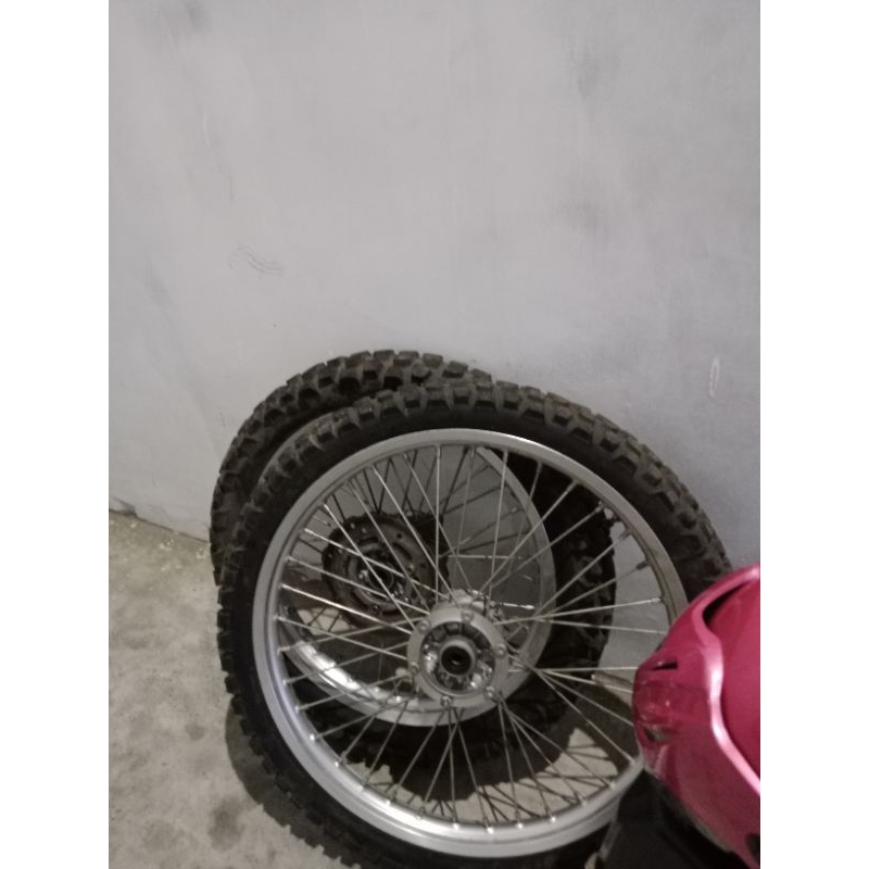 velg set ban ori copotan klx BF ring 18/21