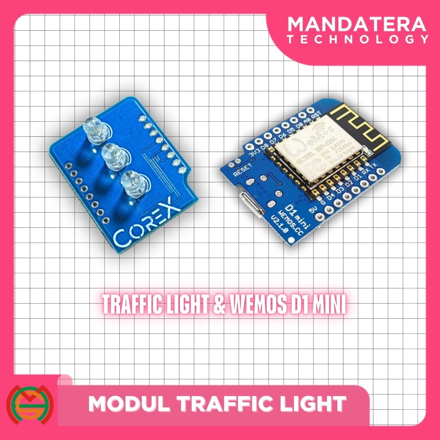 Modul Kontroler Traffic Light CoreX IoT