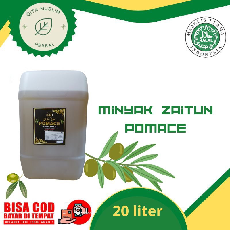 

Minyak Zaitun Curah Pomace Olive Oil | Olive Oil Pomace kemasan 20 liter