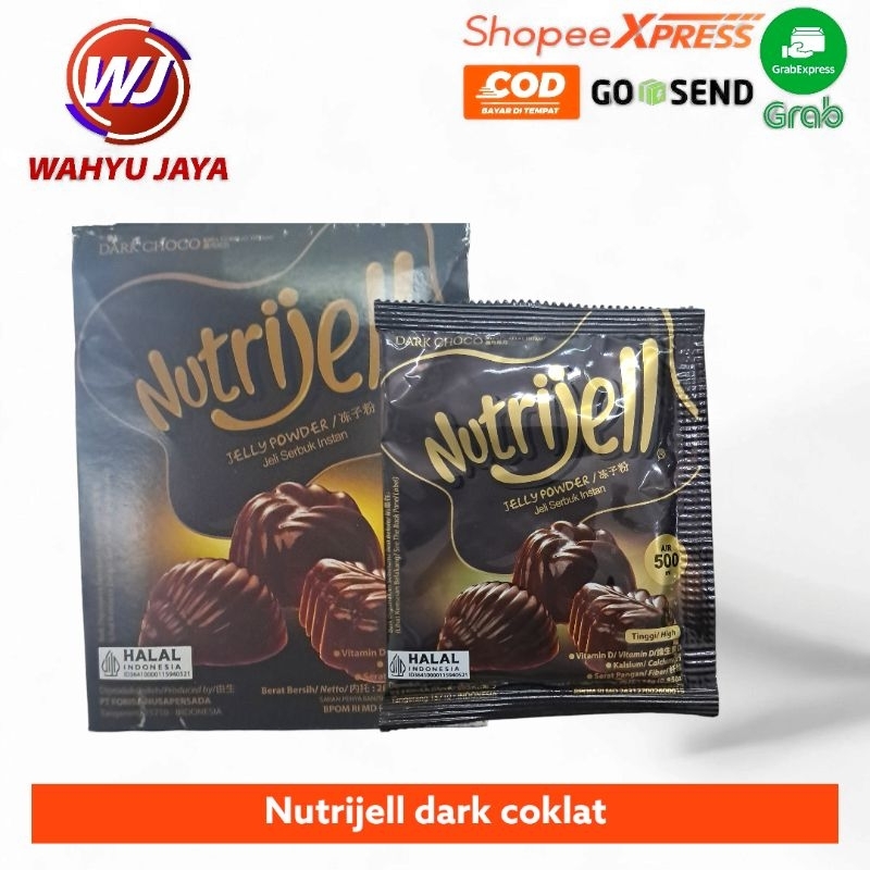 

Nutrijell dark coklat box 12gram dan 24gram @12