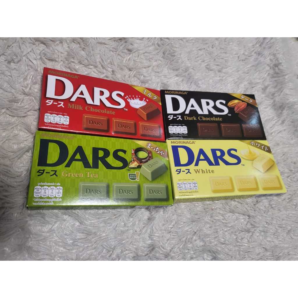 

MORINAGA DARS CHOCOLATE MILK - WHITE - DARK - GREEN TEA ORIGINAL JEPANG JAPAN