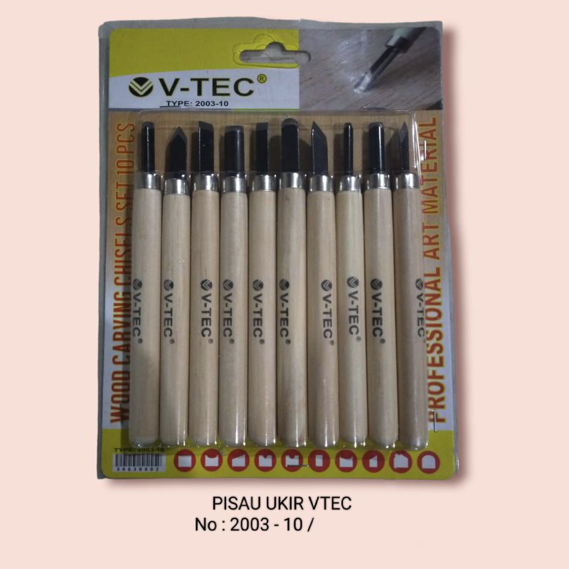 

PISAU UKIR PAHAT KAYU MERK V-TEC (SET)