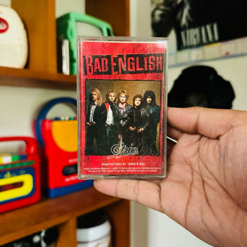 Kaset Pita / Tape / Walkman Bad English Epic Original 100% Berfungsi / Tested Indonesia Luar Campur
