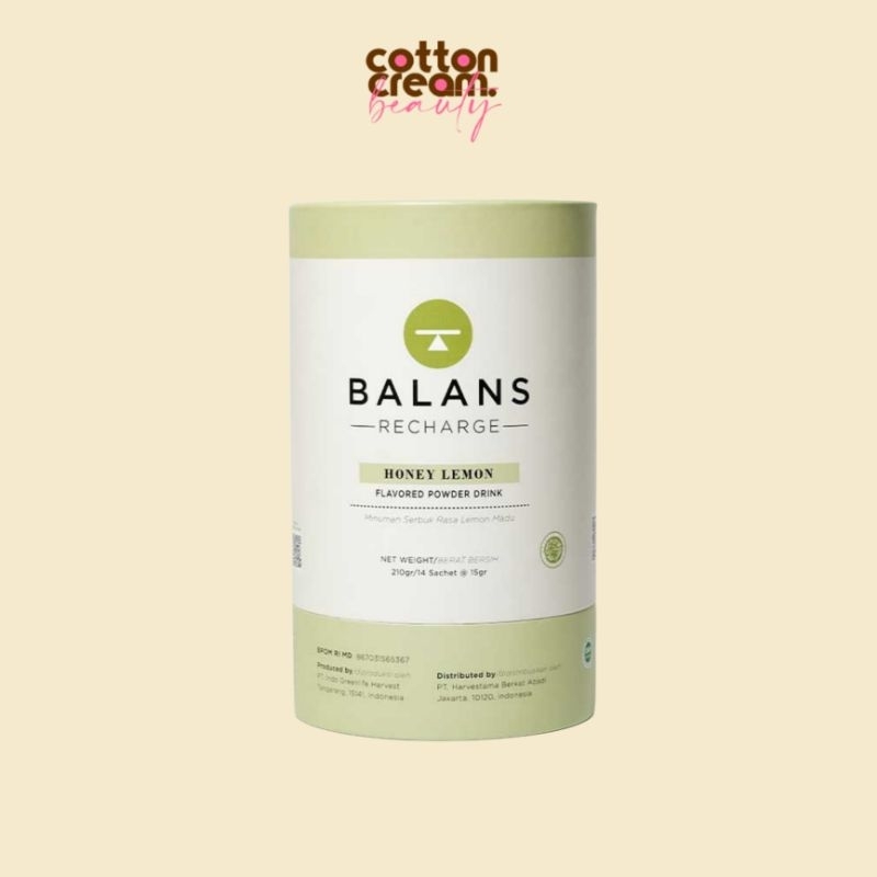

Balans Recharge Honey Lemon Fiber & Probiotics Drink 14 Sachet