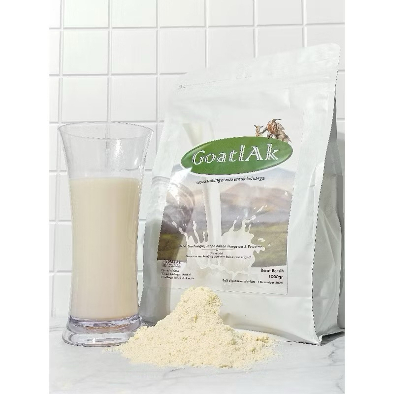

Susu Kambing Etawa Bubuk GoatlAk Original Premium kemasan 1000gr