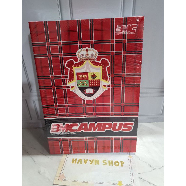 

Terlaris 1pc buku tulis kampus merek BMC isi 5 lembar PANJANG BESAR K79