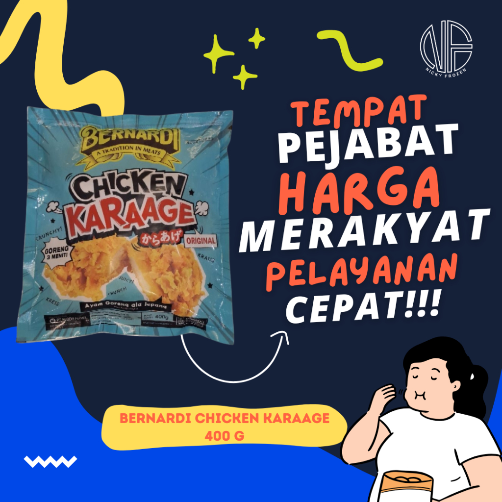 

BERNARDI CHICKEN KARAGE 400 GR