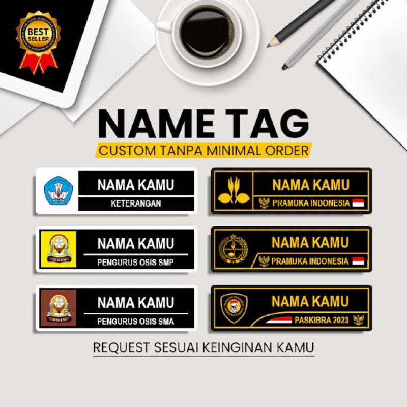 

Name Tag Akrilik magnet,peniti,paku