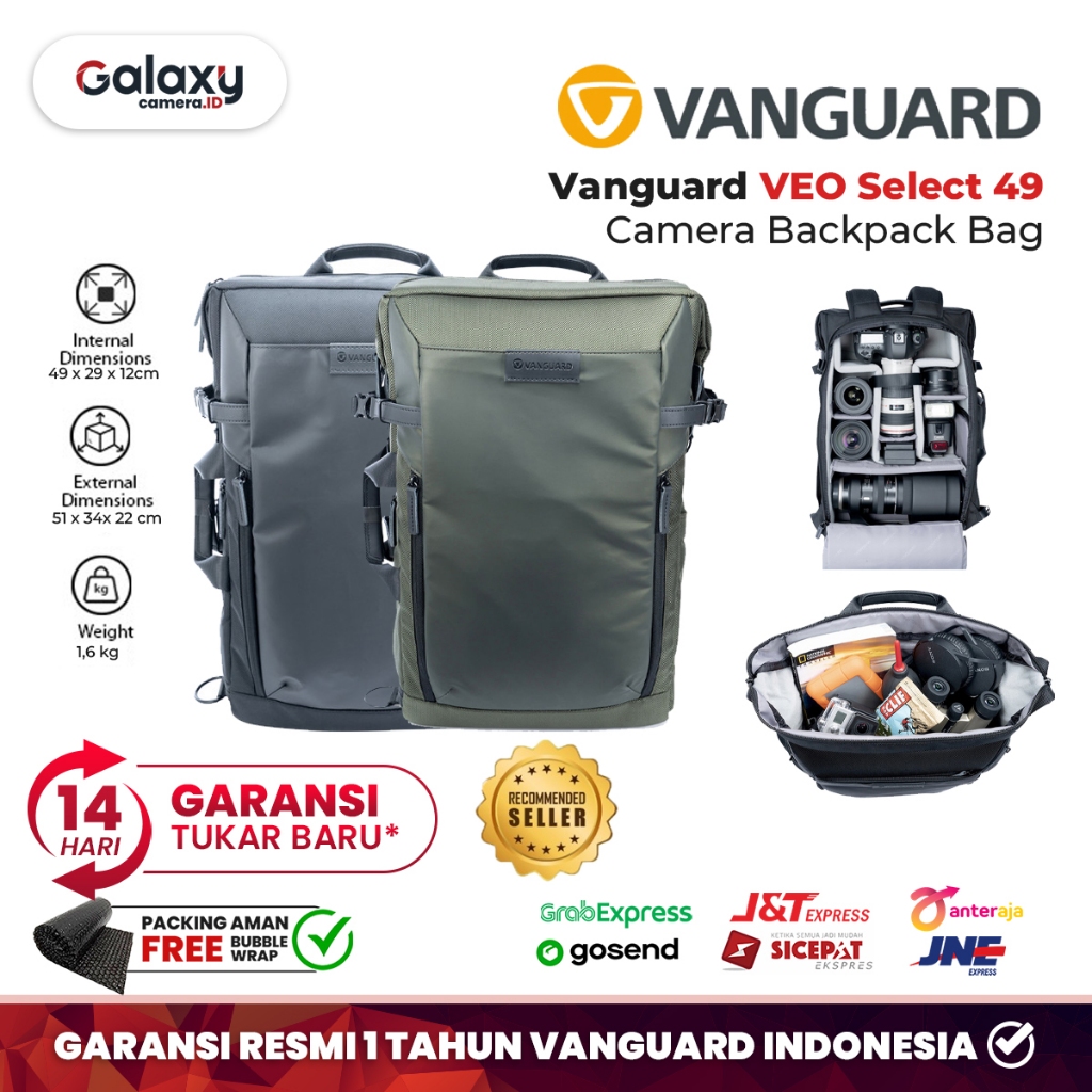 Vanguard Veo Select 49 Tas Kamera Backpack Original