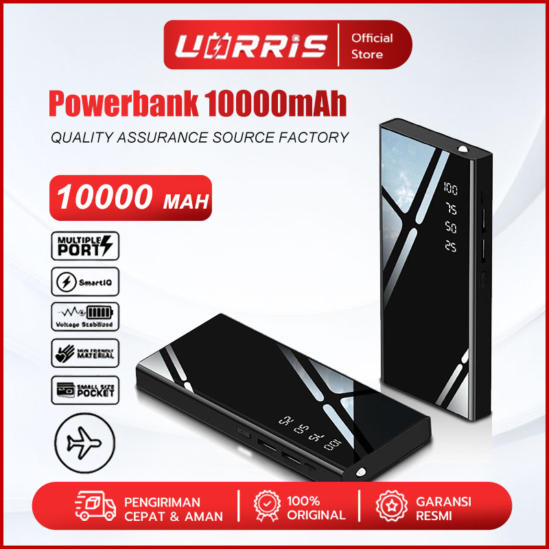 UORRIS Powerbank 10000 mah Digital Display Fast Charging