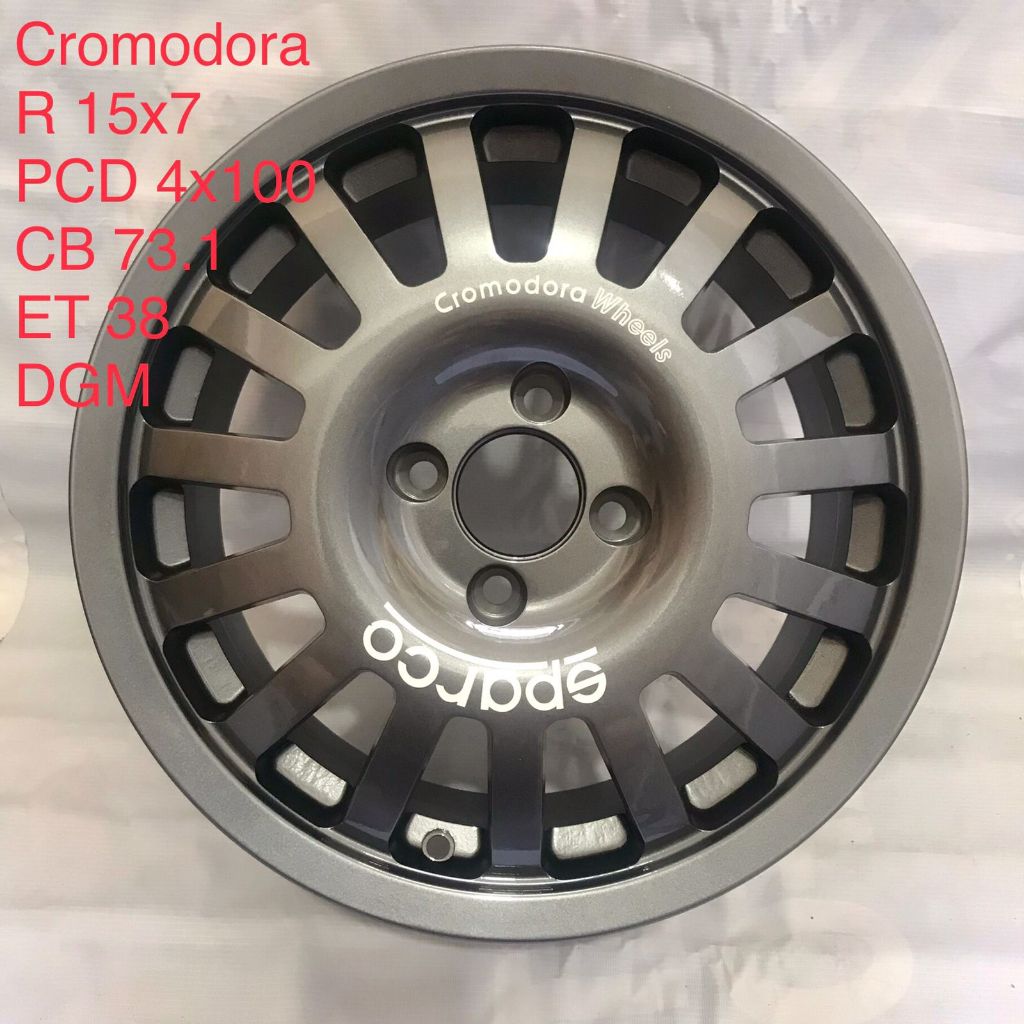 Velg Mobil Sparco Cromodora Ring 15x7.0 PCD 4x100 ET 38