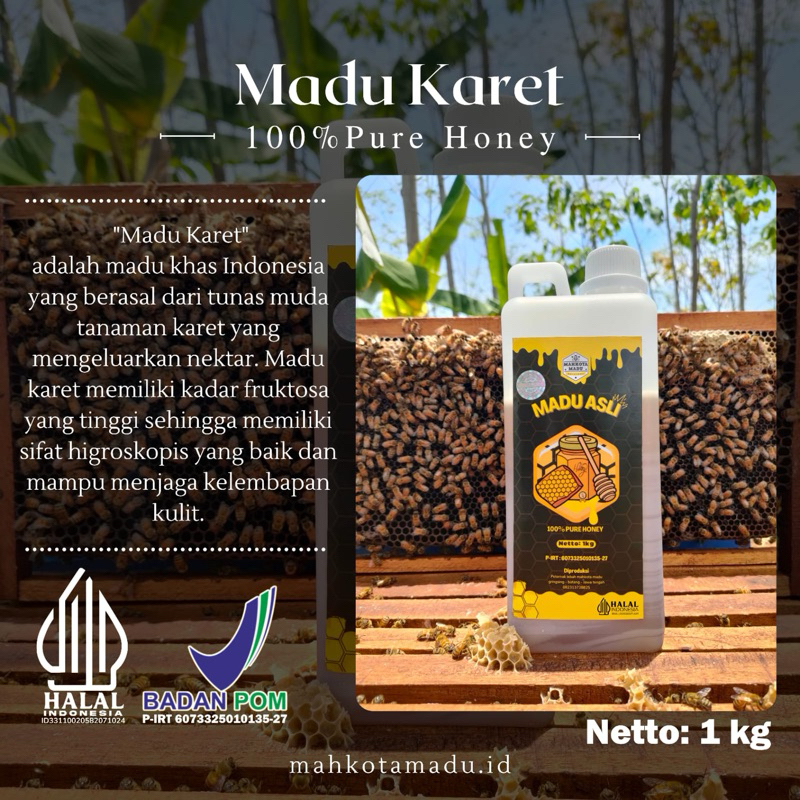 

MADU 100% MURNI NEKTAR KARET 1KG