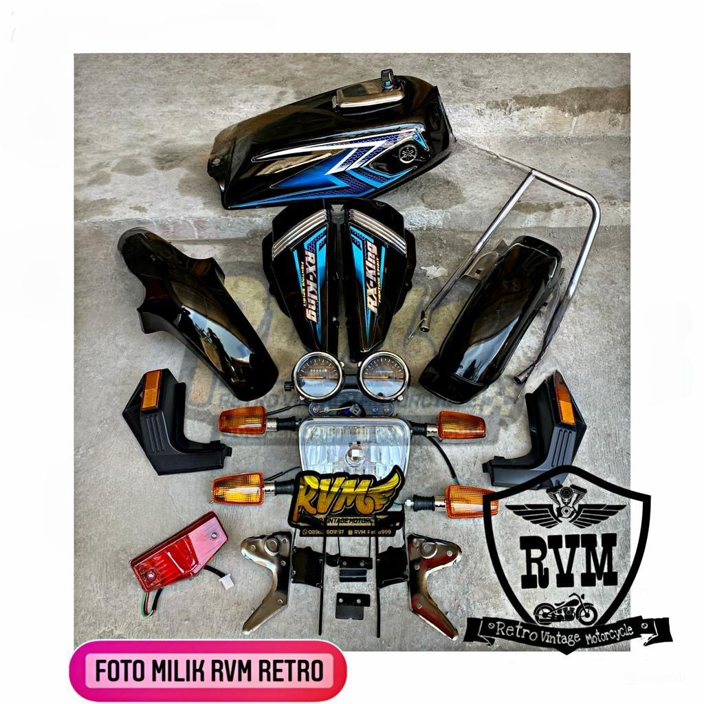paket tangki RX King tahun 2004 hitam striping 2004 biru - paket RX King tangki RX King set RX King 