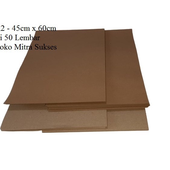 

gfMurah 5 Lembar Kertas Samson Kraft 125gram A2 45cm x 6cm D78