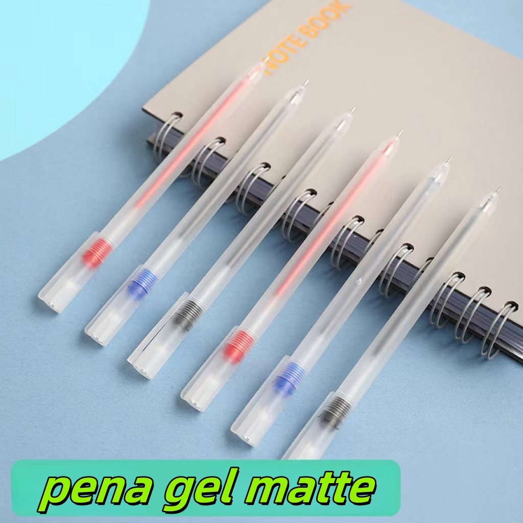 

Pulpen Gel Transparan Matte, Pulpen Kreatif Sederhana untuk Siswa, Alat Tulis dan Perlengkapan Kantor, Pulpen Tanda Tangan Berbasis Air