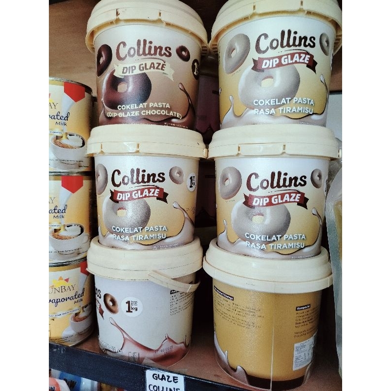 

Glaze Collins coklat 1kg