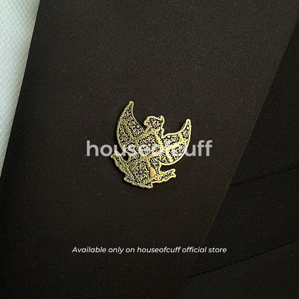 houseofcuff pin garuda indonesia emas lapel pin jas
