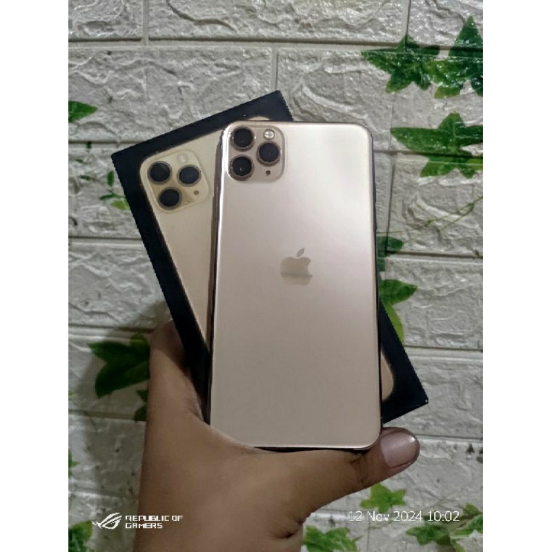 iPhone 11 pro max 256gb Inter Lengkap mulus