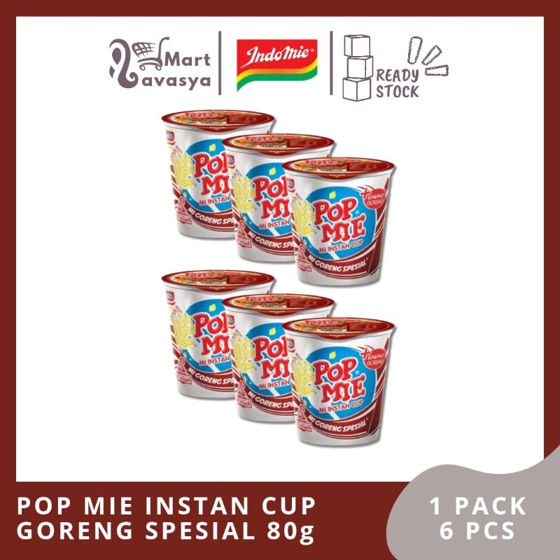 

POP MIE INSTAN CUP GORENG SPESIAL 80g - 1 PACK ( 6PCS ) - KOTA BANDUNG - LAVASYA MART