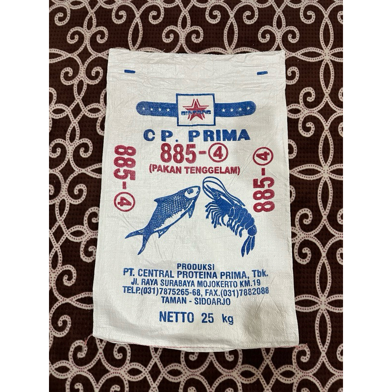 Karung bekas pakan ikan 25kg