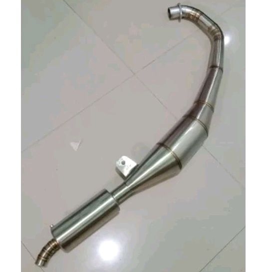 Knalpot satria Hiu/satria 2tak Stainless