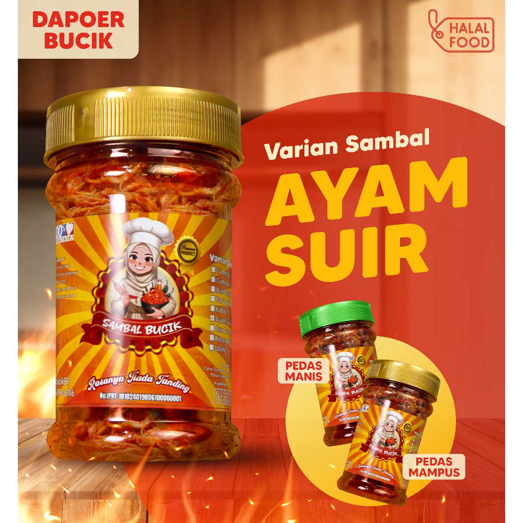

sambal bucik ayam suir