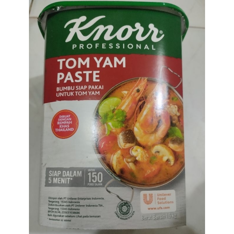 

Knorr Profesional Tom Yam Paste 1.5kg