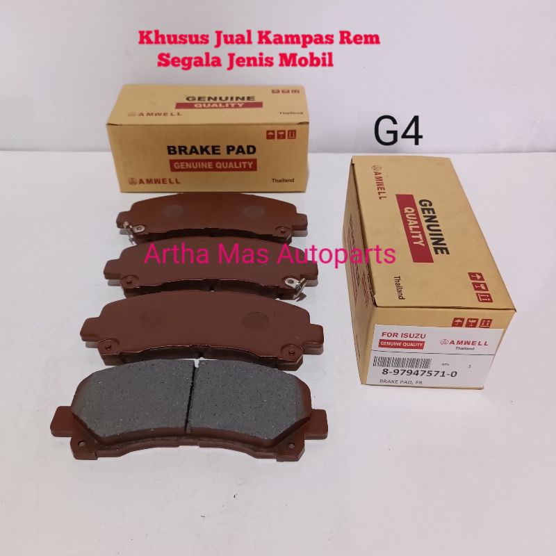KAMPAS REM DEPAN CHEVROLET COLORADO BRAKE PAD CHEVROLET COLORADO