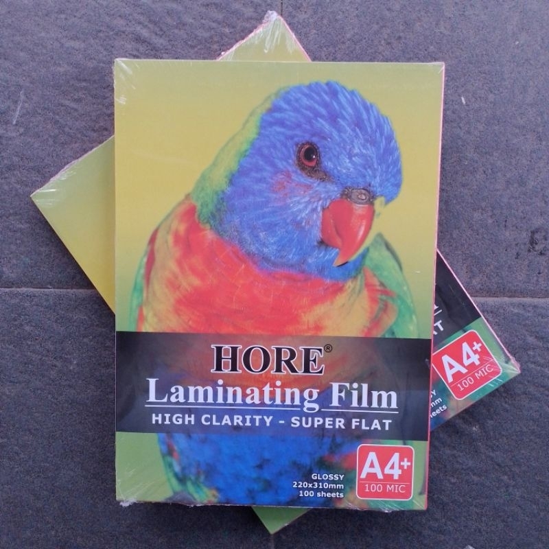 

Plastik Laminating Laminating Pouch Film HORE A4 ( Pak ) [ Original ]