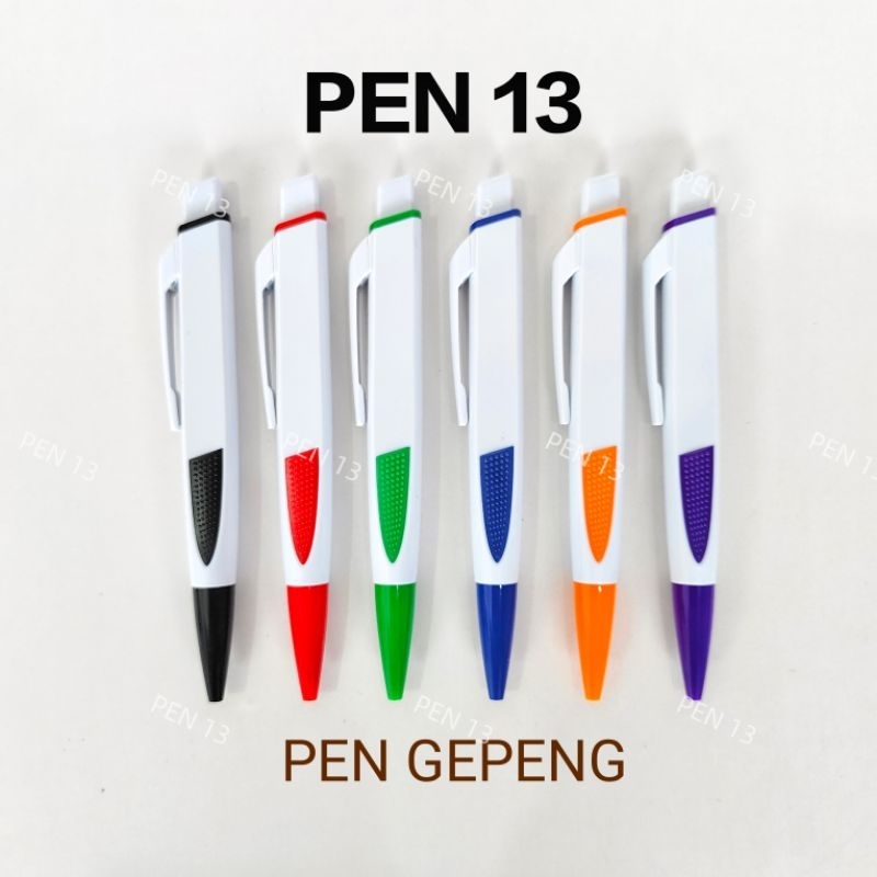 

PEN 13 / pen gepeng / Pen plastik / pulpen plastik cantik /pen plastik souvenir / pulpen plastik souvenir / PULPEN PLASTIK / pen promosi / pulpen promosi / pulpen plastik promosi / pulpen costum cetak nama cetak logo / pen costum