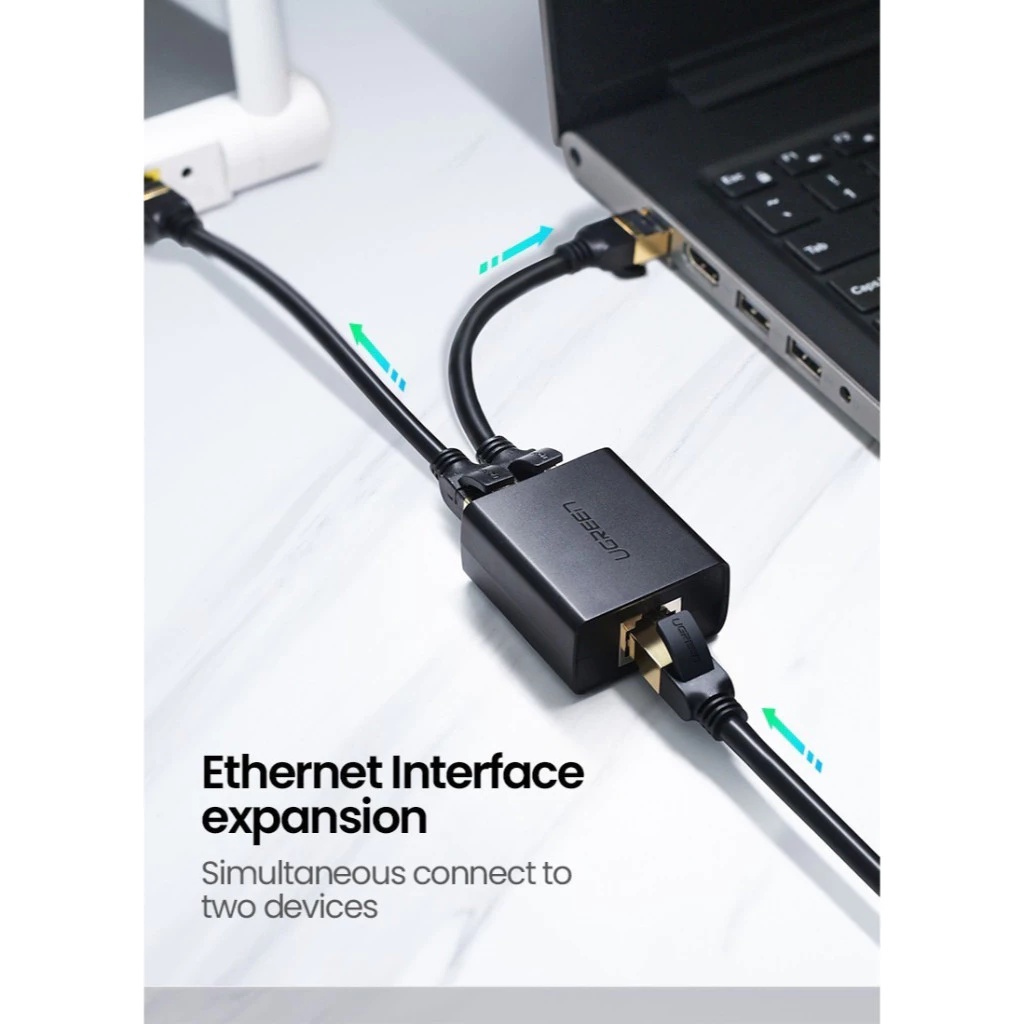 UGREEN 50923 RJ45 SPLITTER / Lan 1 to 2 Network Splitter