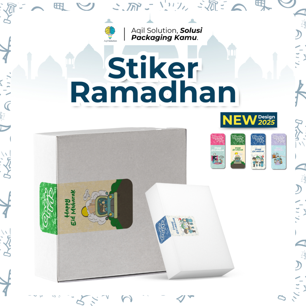 

(20pcs) SGG - Stiker segel Ramadhan 7x15cm Ready & Custom (template) Dus Box Perlengkapan Packing Gift Hampers Jualan Aesthetic By Aqil Solution