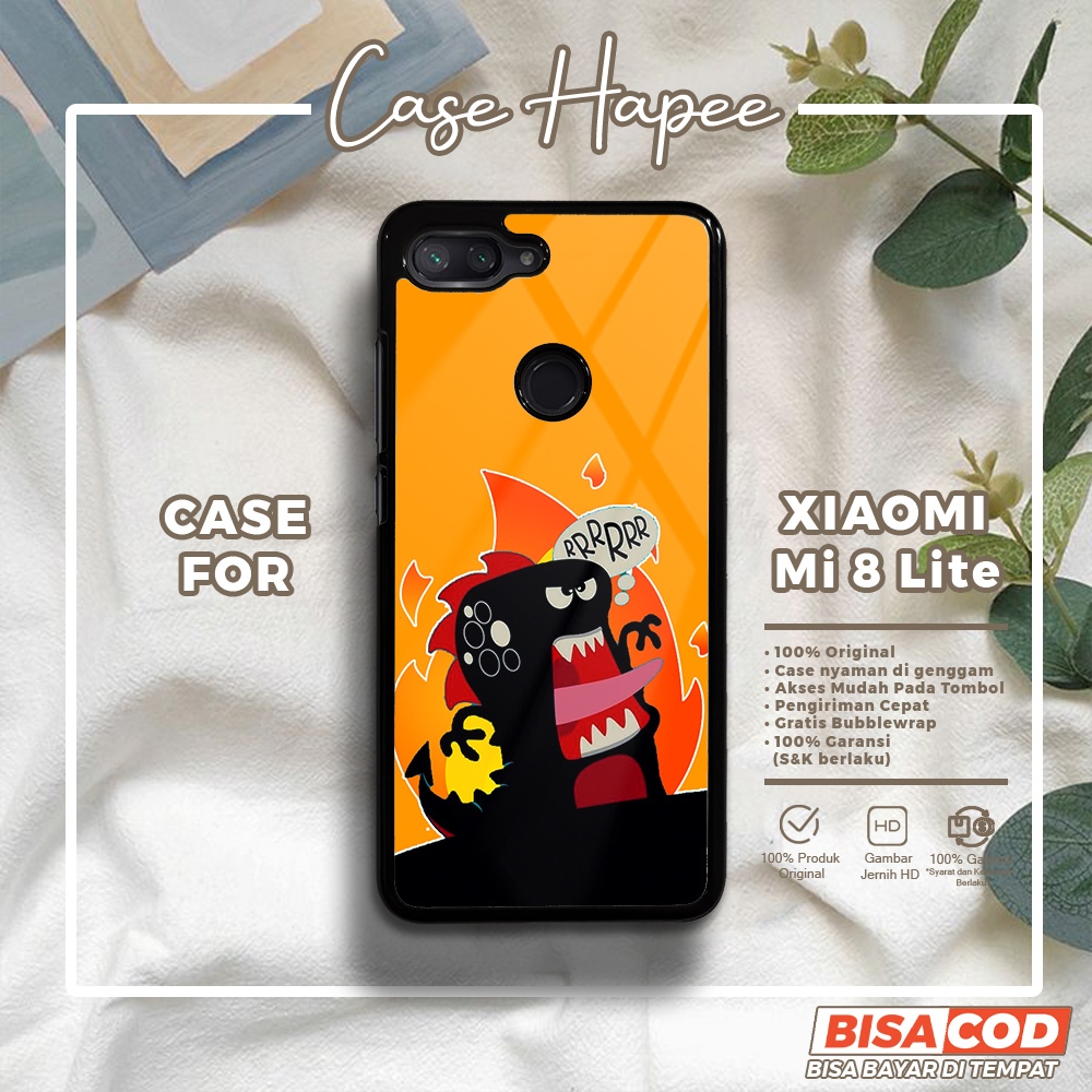 Case Xiaomi Mi 8 Lite Casing Xiaomi Mi 8 Lite [SPBB] Casehapee Case Glossy Case Aesthetic Custom Cas