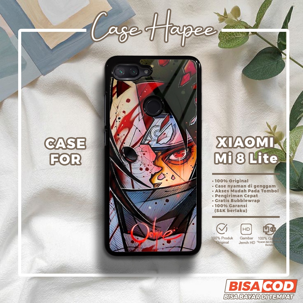 Case Xiaomi Mi 8 Lite Casing Xiaomi Mi 8 Lite [UCHA] Casehapee Case Glossy Case Aesthetic Custom Cas