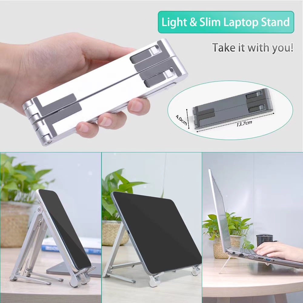 Dudukan laptop lipat/dudukan ponsel laptop multifungsi/dudukan portabel