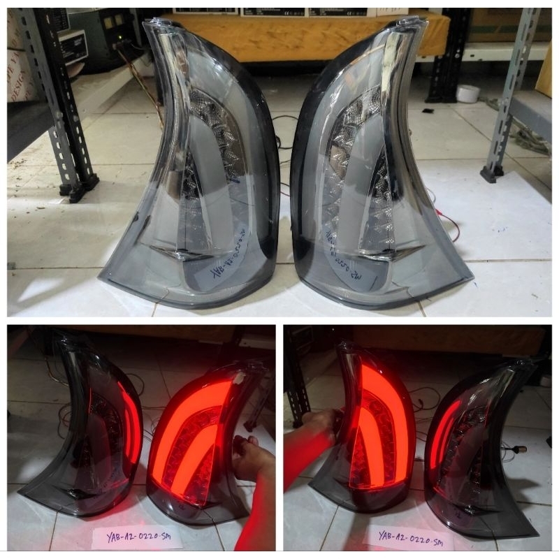 YAB-AZ-0220 Stoplamp Avanza Xenia 2012-2015 LED Bar All Smoke Lens