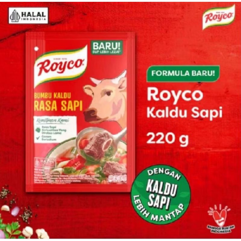 

Royco Bumbu Kaldu Rasa Sapi 220g