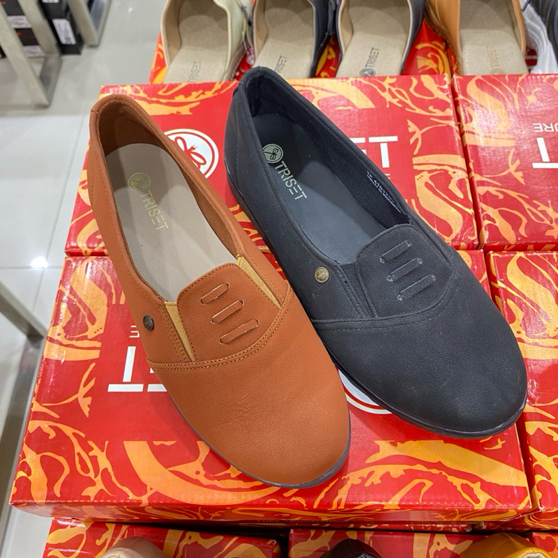 Triset sepatu flat shoes moccasin wanita / slip on / sepatu cewek triset