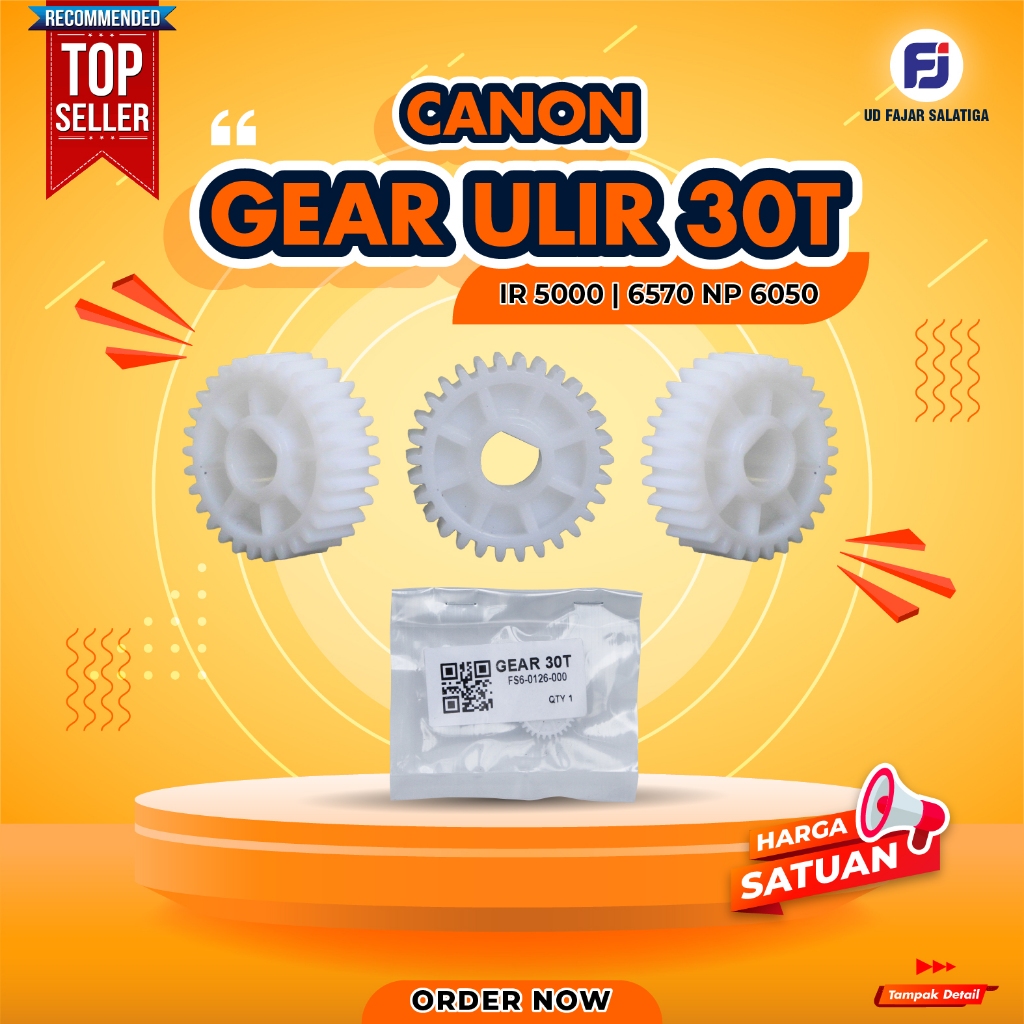 GEAR ULIR DRUM 30T CANON IR 5000 IR 6570 NP 6050 SERIES