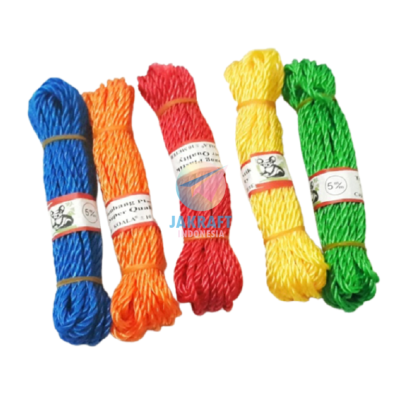 

(1 Pcs) Tali Tambang Plastik KOALA 5 mm Panjang 10 Meter Kualitas Super Kuat 5mm Serbaguna