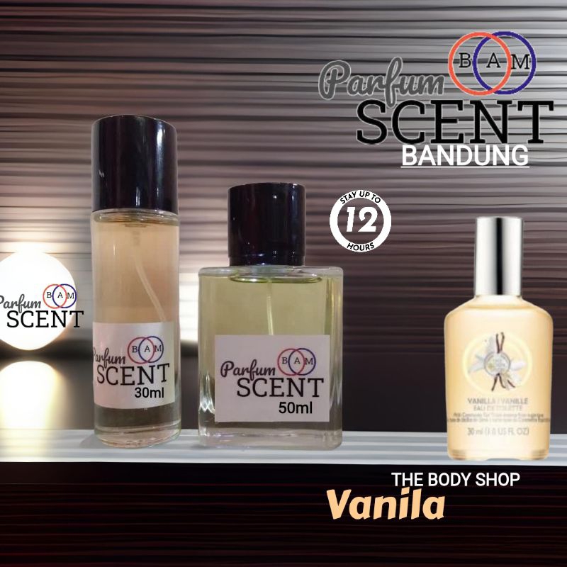 VANILLA BODY SHOP SCENT PARFUM BANDUNG