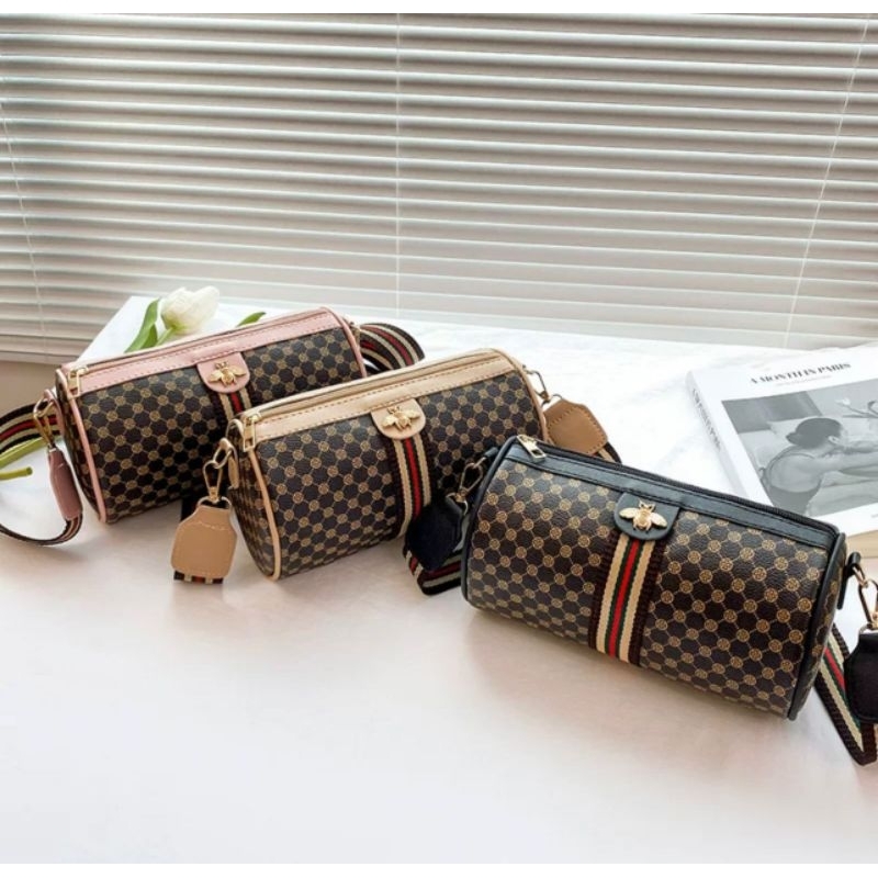 Tas selempang / tas modis / tas tabung / tas perempuan / tas selempang wanita / slingbag / mini bag 