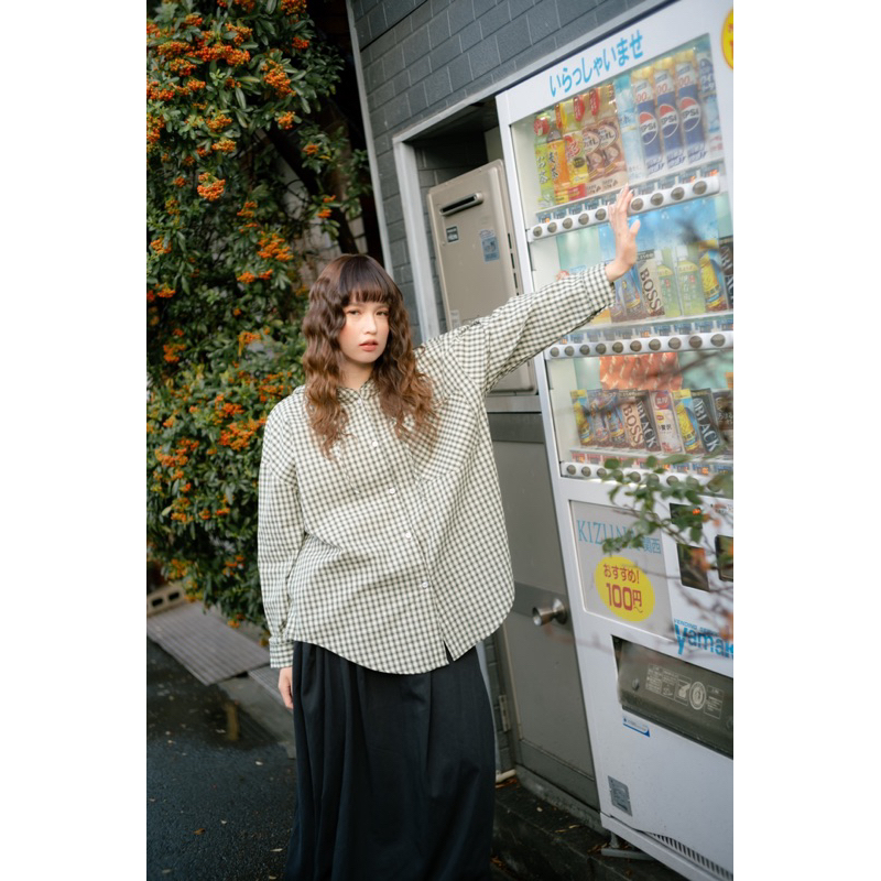 YESTODAY OVERSIZED HOODED SHIRT