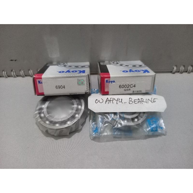 Bearing 6904 + 6002 C4 Koyo Set Noken As Mio Sporty Smile Karbu Nouvo Soul Karbu