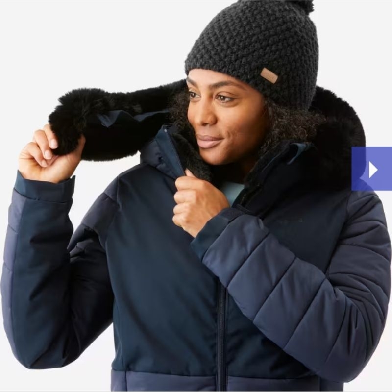 DECATHLON winter ski jacket navy blue