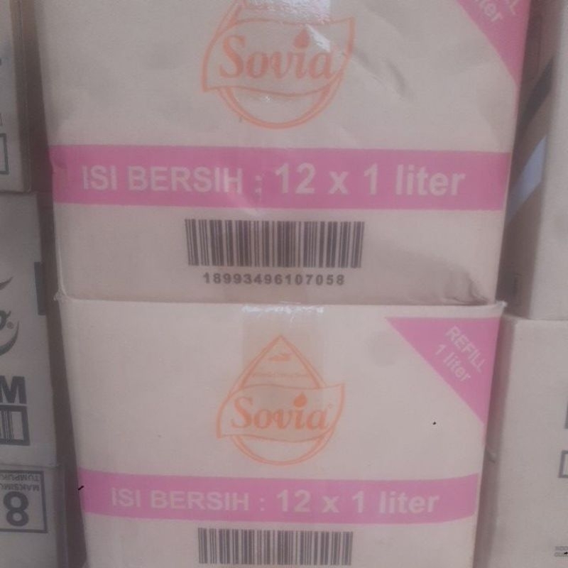 

minya sovia 1liter isi 12 pcs per karton
