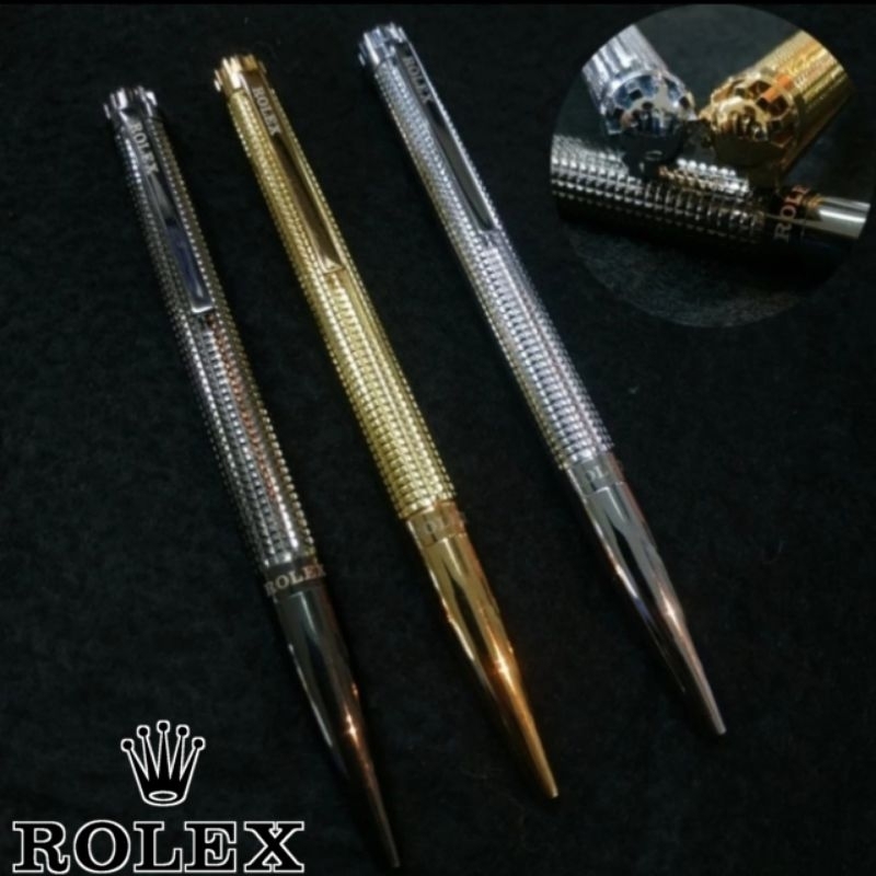 

Pulpen Mewah Premium Pen Rolex LIMITED Ballpoint Dengan 3 Pilihan Pen