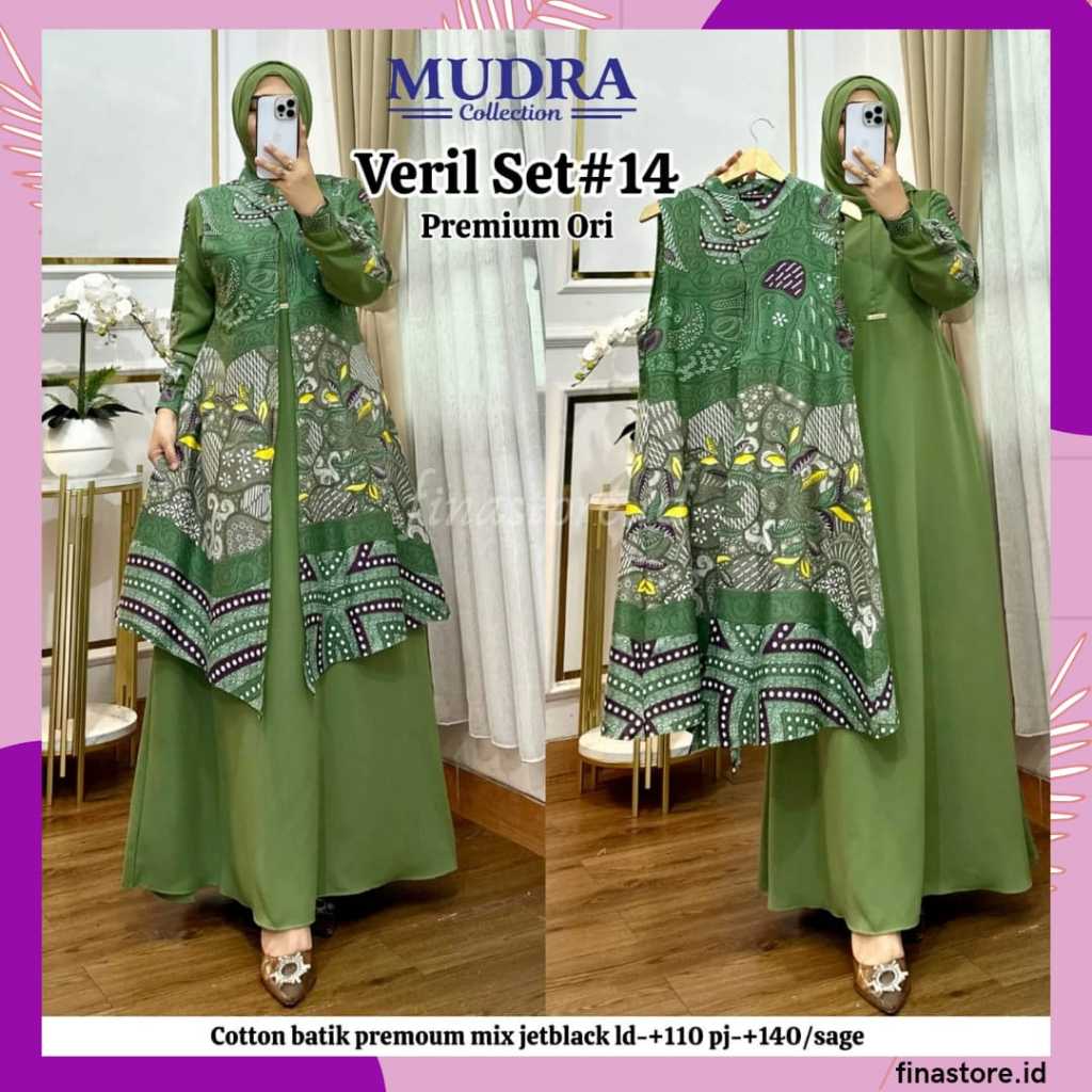Gamis Mudra Collection / Gamis Terbaru / Gamis Wanita / Gamis Premium / Gamis Pesta / One Set / Sete